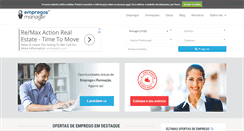 Desktop Screenshot of empregosmanager.pt
